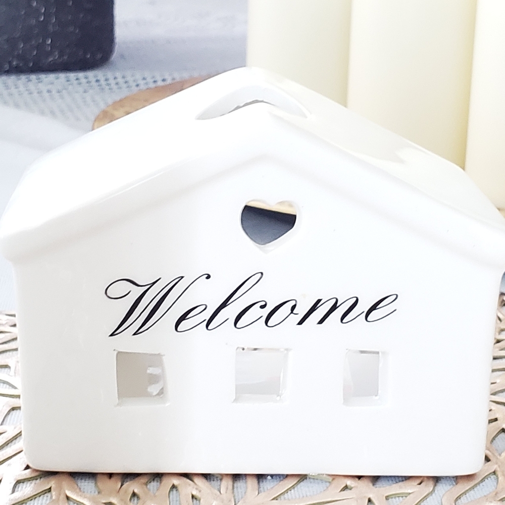 Set of 3 Beautiful ceramic home candle holders - Picture 4 of 6